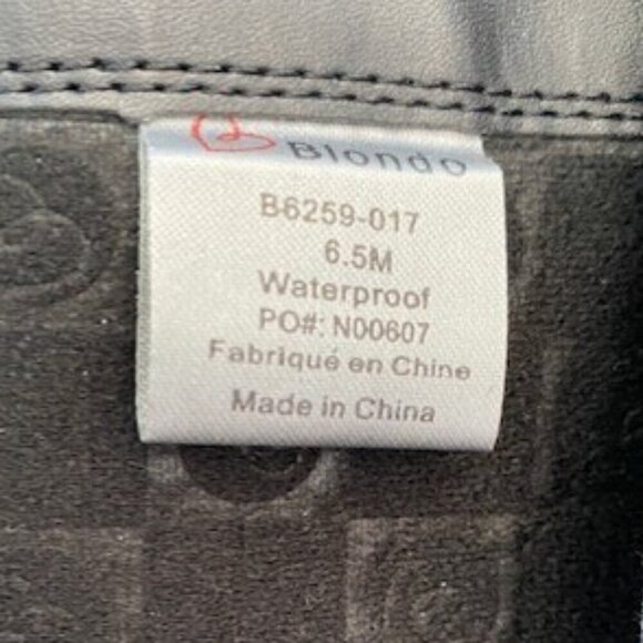 BLONDO Sylvia Dress Black Leather Waterproof Tall Riding Boots 6.5 - Picture 14 of 15